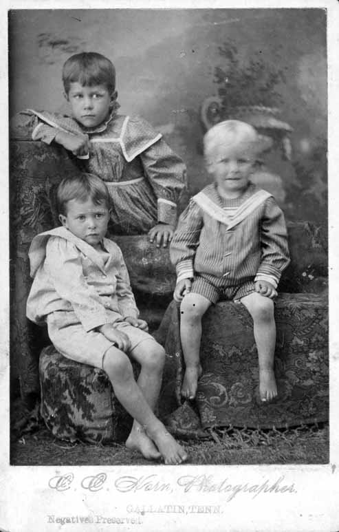 John (1896), Lizzie (1892), & Norville (1893) Baker